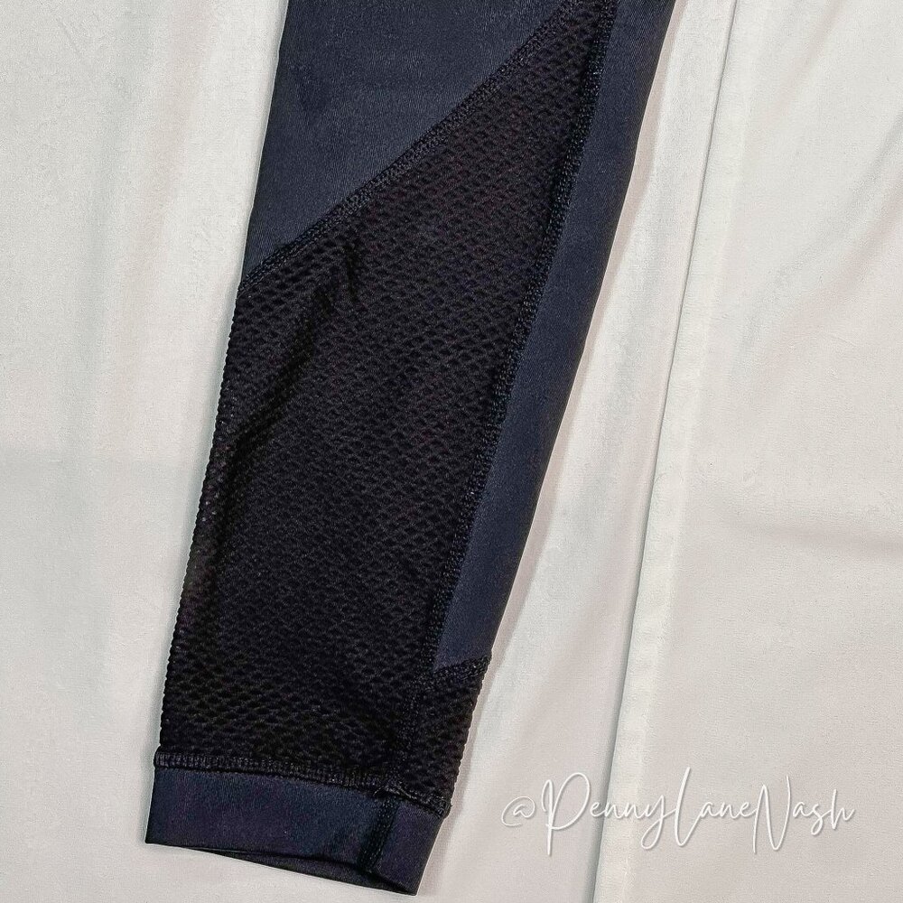 JoyLab Black With Fishnet Panel Legging - Picture 2 of 6